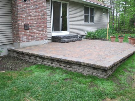 Natures Elite Landscaping: Raised Paver Patios Meredith New Hampshire