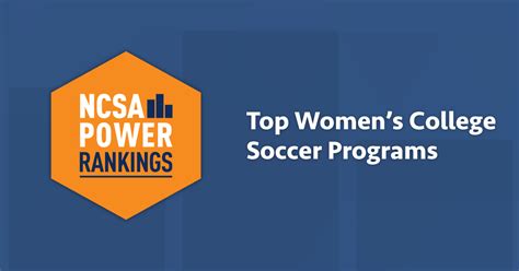 Best Women's Soccer Colleges | NCSA Power Rankings 2022