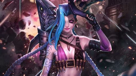 League Of Legends Jinx UHD 4K Wallpaper | Pixelz