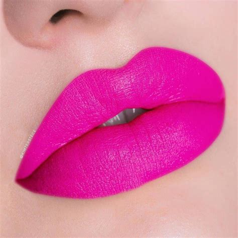 Swatch by @kimterstege (Instagram) in the Plush Lip Matte, Bachelorette. #Pinklips | Matte lips ...