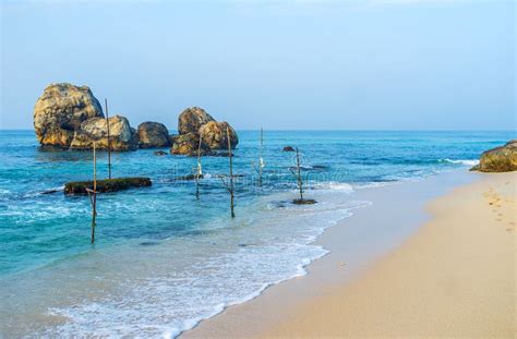 Ahangama, Sri Lanka - Resting at the Beatiful Beach of Ahangama Stock Photo - Image of asia ...