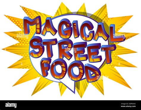 Magical Street Food Stock Vector Image & Art - Alamy