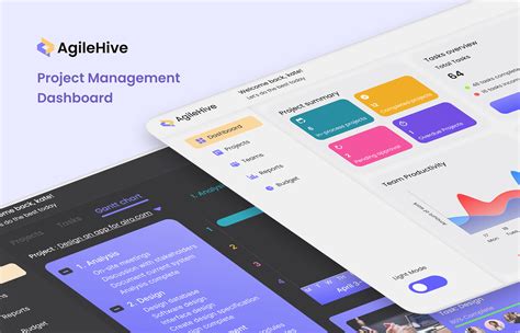 AgileHive- Project Management Dashboard on Behance