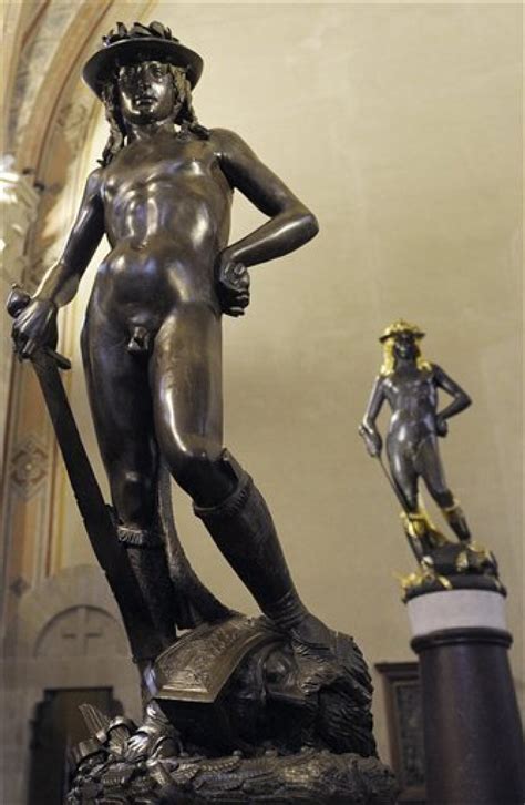 Newly restored Donatello's `David' unveiled - The San Diego Union-Tribune