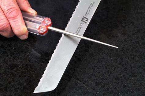 How to Sharpen a Serrated Knife (or Bread Knife) with Ease (With images) | Sharpen serrated ...