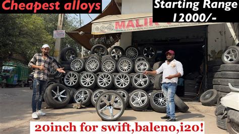 Second hand alloy wheels in Delhi ! Cheapest alloy market ! 12 to 24 ...