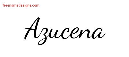 azucena Archives - Free Name Designs