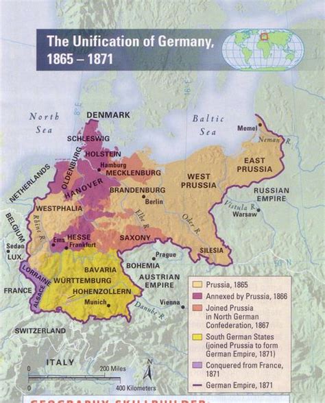 The unification of Germany 1865-1871