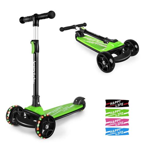 besrey toddler scooter for kids ages 3-8, 3 Wheels Kick Scooter for ...