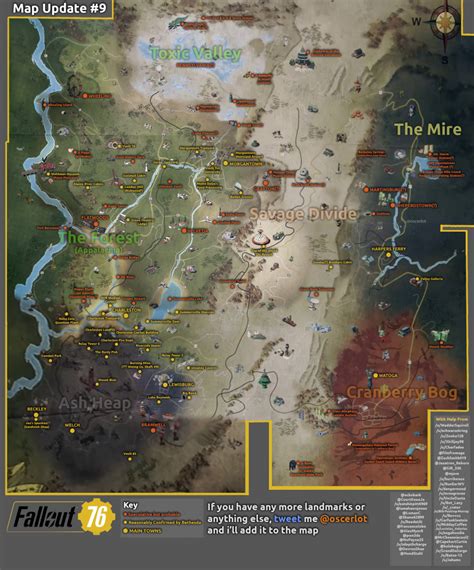 Fallout 76 map: all confirmed and possible locations - VG247