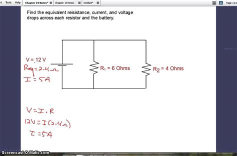 Parallel Circuit Problem - YouTube