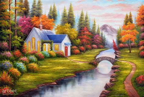 20 Beautiful Landscape Oil Paintings and art works from top Artists