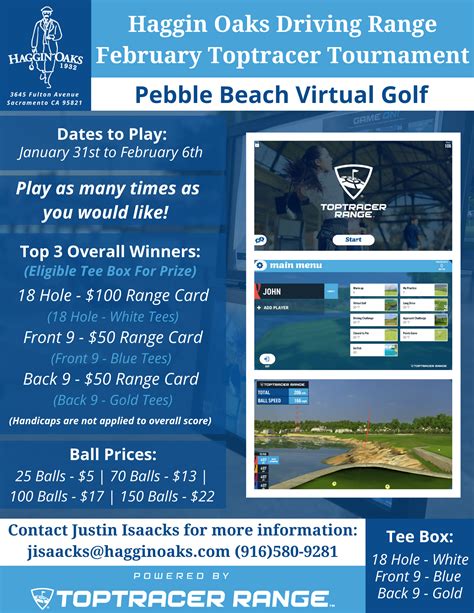 Weekly Recap: Pebble Beach Virtual Tournament Starts Tomorrow - Haggin Oaks