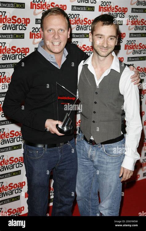 Antony Cotton and Charlie Condou at the Inside Soap Awards 2007, at ...