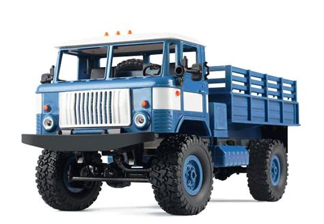 Remote Controlled Amewi [WPL] GAZ-66 4WD RC Military Truck RTR, 1:16, 2 ...