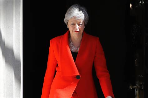 Theresa May announces her resignation as prime minister.