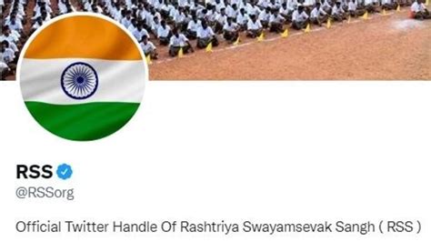 RSS changes social media photos to National Flag, Cong leader says ...