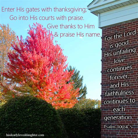 20 Psalms of Thanksgiving and Praise - His Dearly Loved Daughter Ministries