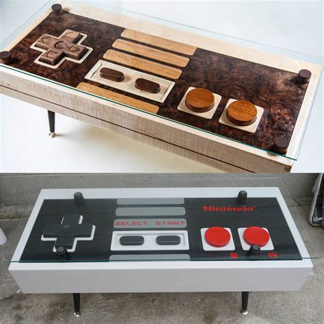 If It's Hip, It's Here (Archives): Handcrafted Nintendo NES Controller Coffee Tables - And They ...