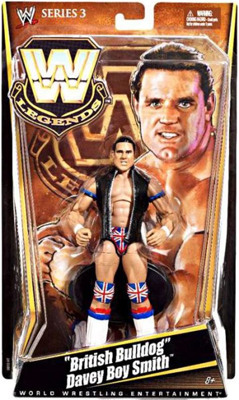 WWE Wrestling Legends Series 3 British Bulldog Davey Boy Smith Action Figure Mattel Toys - ToyWiz