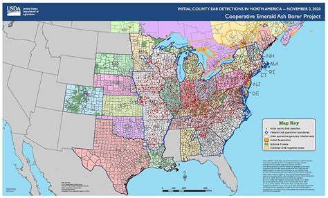 Emerald Ash Borer Quarantine Map - Restam