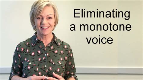 Eliminating a Monotone Voice | Raise Your Voice Coaching - YouTube