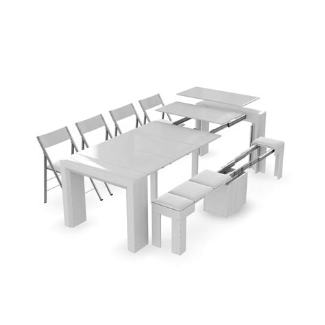 Ultimate Space Saving Dining Table Set Expand Furniture Folding Tables, Smarter Wall Beds, Space ...