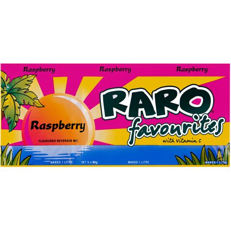 Raro Sachet Drink Mix Raspberry 240g Prices - FoodMe