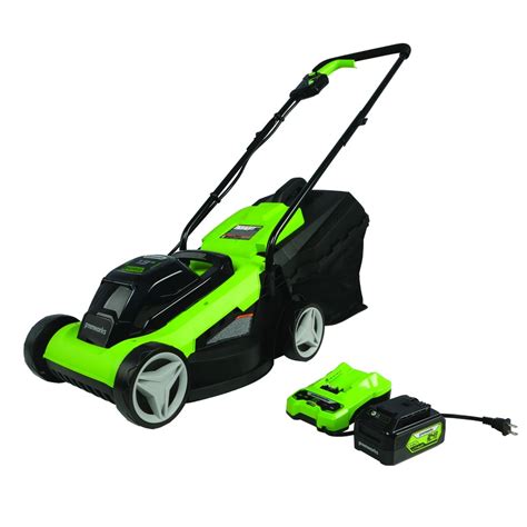 Greenworks Cordless Electric Push Lawn Mowers at Lowes.com