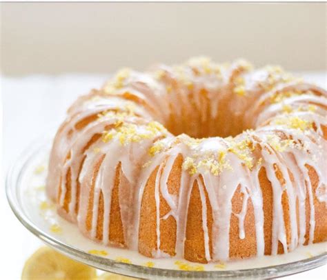 Super Moist Buttermilk Lemon Pound Cake With Glaze | Just A Pinch