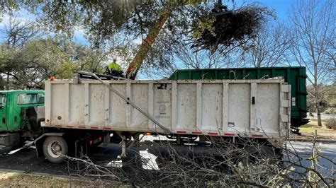 Austin's ice storm cleanup is on track to be finished in April