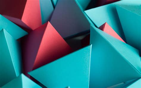 3D Triangle Cube Wallpaper, HD Abstract 4K Wallpapers, Images and ...