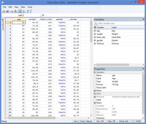 Display Regression Equation In Stata