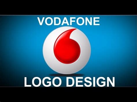 how to make Vodafone logo design in corel draw - YouTube