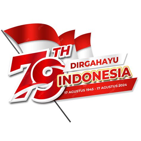 Kartu Ucapan Hut Ke 79 Kemerdekaan Indonesia Tahun 2024 Dengan Bendera Merah Putih, Kemerdekaan ...