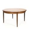 Teak vintage round extendable dining table - Retro Studio