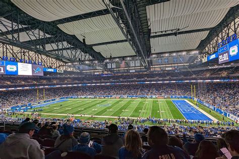 Detroit Lions Stadium Guide For Best Seats For A Football Game