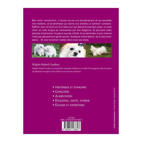 LIVRE BICHON MALTAIS | Cartotheque.com