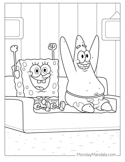 Spongebob Patrick Coloring Pages At Getdrawings Free Download – NBKomputer