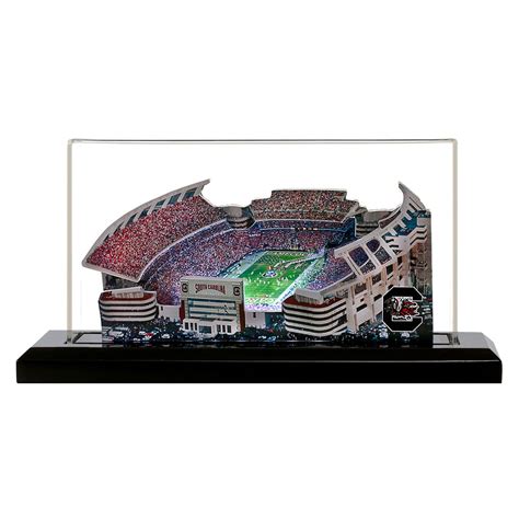 South Carolina Gamecocks 19" x 9" Light Up Stadium with Display Case