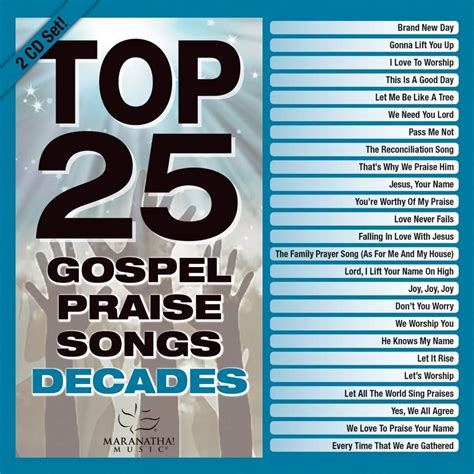 Top 25 Gospel Praise Decades: Maranatha Gospel: Amazon.fr: CD et Vinyles}