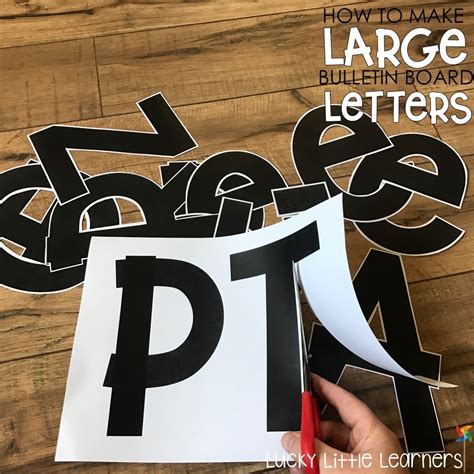 Poster Board Letters Printable