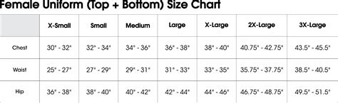 Size Charts - Volleyballstuff