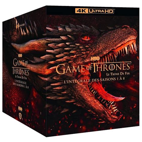 Game of Thrones coffret Saisons 1 à 8 Blu-ray UHD 4K