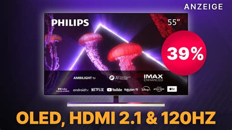 OLED, Ambilight & 4K: 55 Zoll Philips Smart TV inklusive HDMI 2.1 und ...