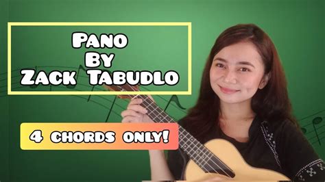 Pano by Zack Tabudlo | 4 Chords Only! (Easy Ukulele Tutorial) - YouTube