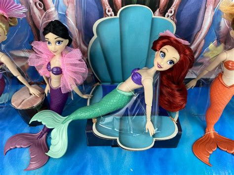 Ariel and her sisters doll set by Disney store (daughters … | Flickr