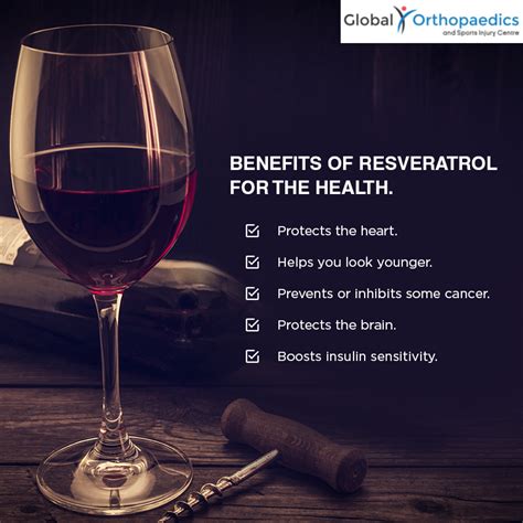 BENEFITS OF RESVERATROL FOR THE HEALTH.