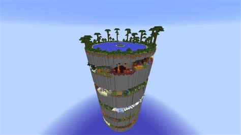 Parkour Spiral Map for Minecraft 1.16.4/1.16.3/1.15.2/1.14.4 | MinecraftSix