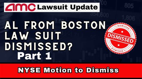 AMC Lawsuit Update - NYSE Motion to Dismiss PART 1 - YouTube